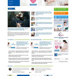 Theme wordpress website phòng khám bệnh viện