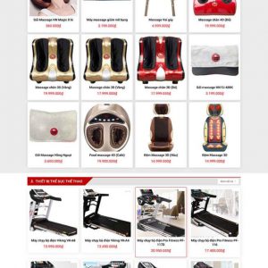 Theme wordpress mẫu website bán ghế massage