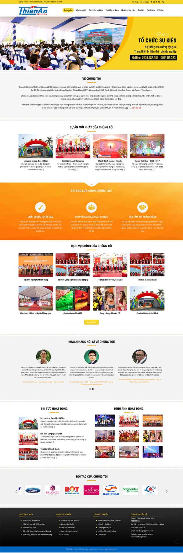 Theme wordpress mẫu website event tổ chức sự kiện