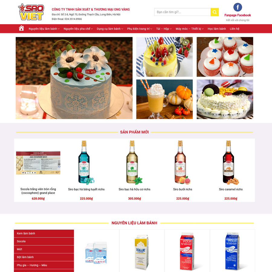 Theme WordPress Website bán thực phẩm
