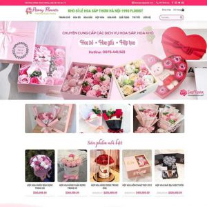 theme wordpress website cửa hàng bán hoa
