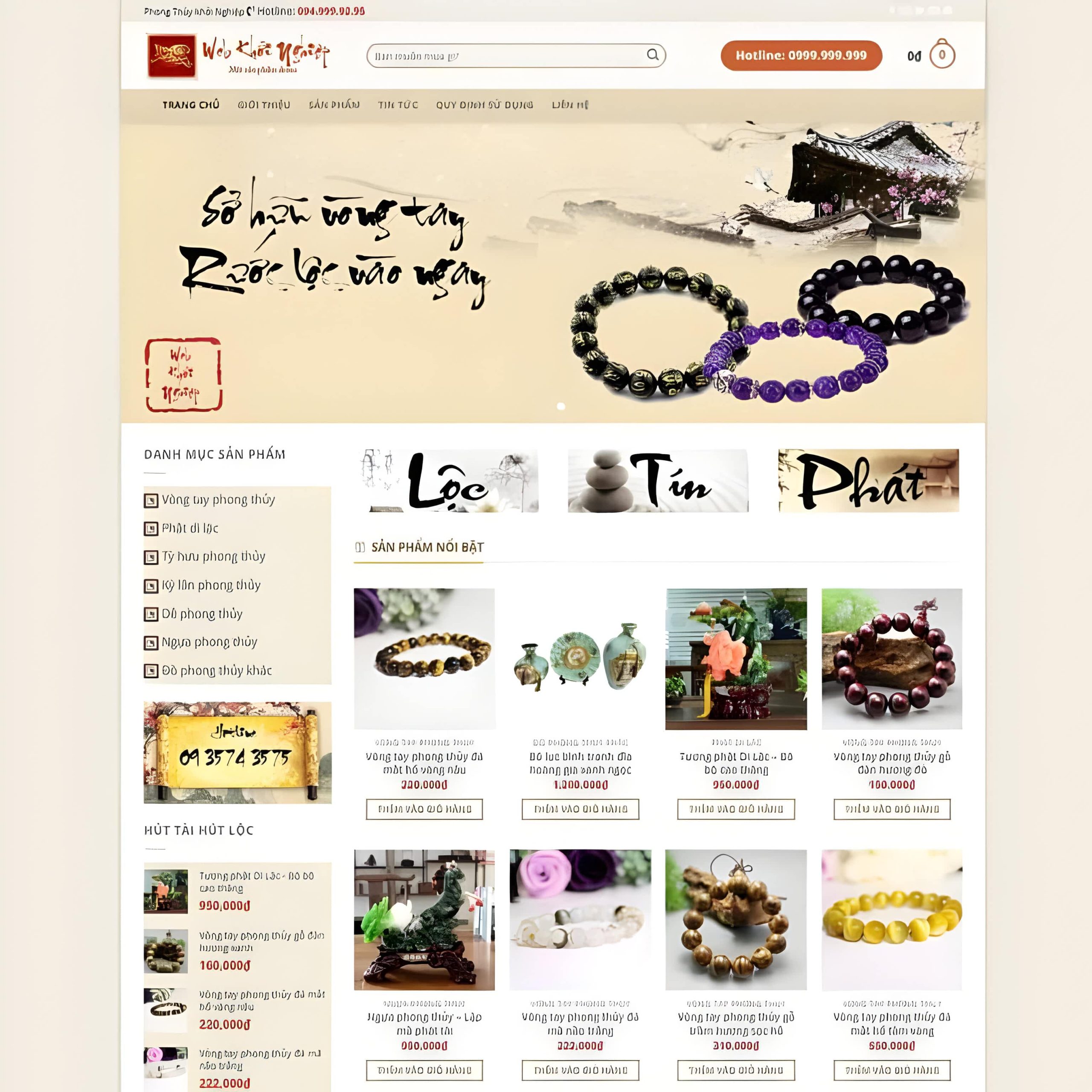 Theme WordPress Website đá quý 01