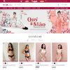 Mẫu website cửa hàng bán quần áo lót nội y