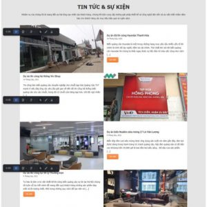 Theme Wordpress Website công ty dịch vụ in ấn biển quảng cáo