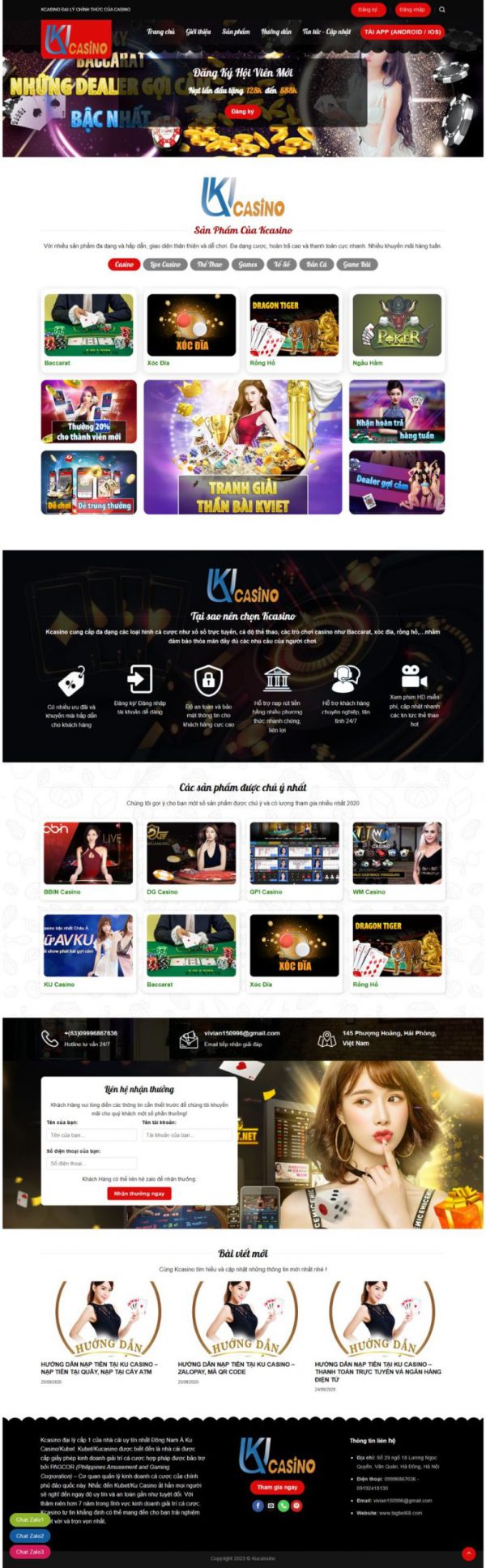 Theme WordPress Website Theme WordPress Website Casino đỉnh cao