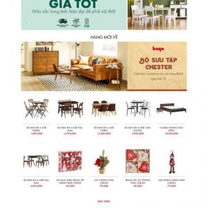 Theme WordPress Website giới thiệu cửa hàng nội thất giá tốt