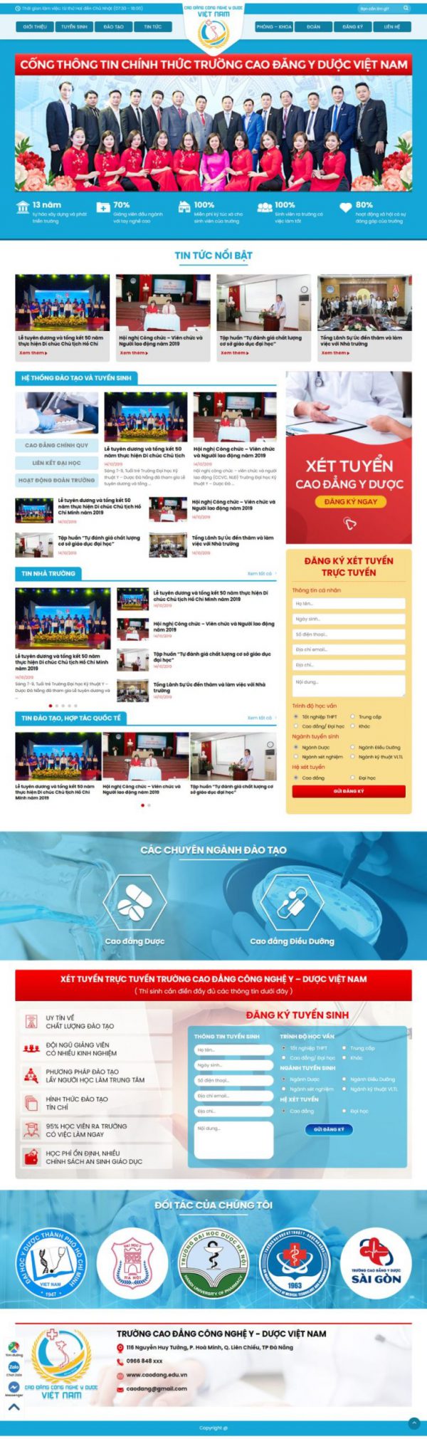 Theme WordPress Website giới thiệu trường học