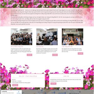 Theme WordPress Website học viện ngôn ngữ quốc tế