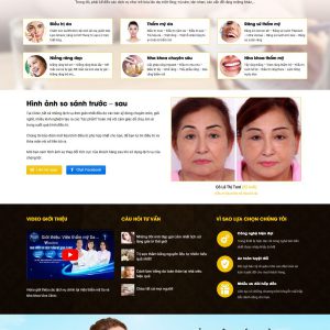 Theme WordPress Website nha khoa, thẩm mỹ viện uy tín