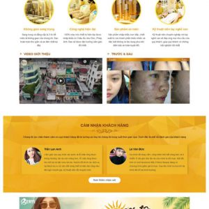 Theme Wordpress Website spa làm đẹp