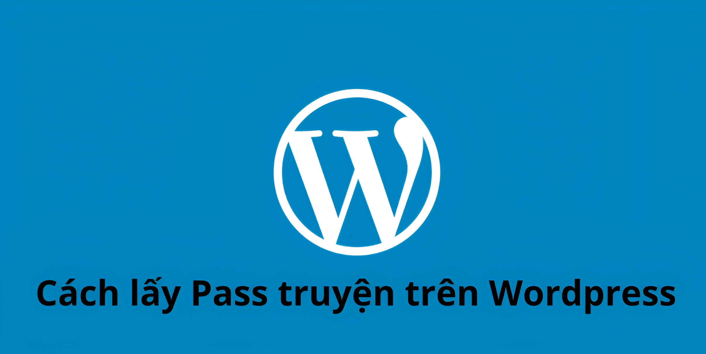 Hướng dẫn Cách lấy Pass truyện trên WordPress chi tiết